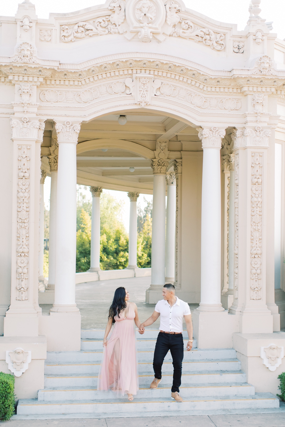 Romantic Balboa Park Engagement