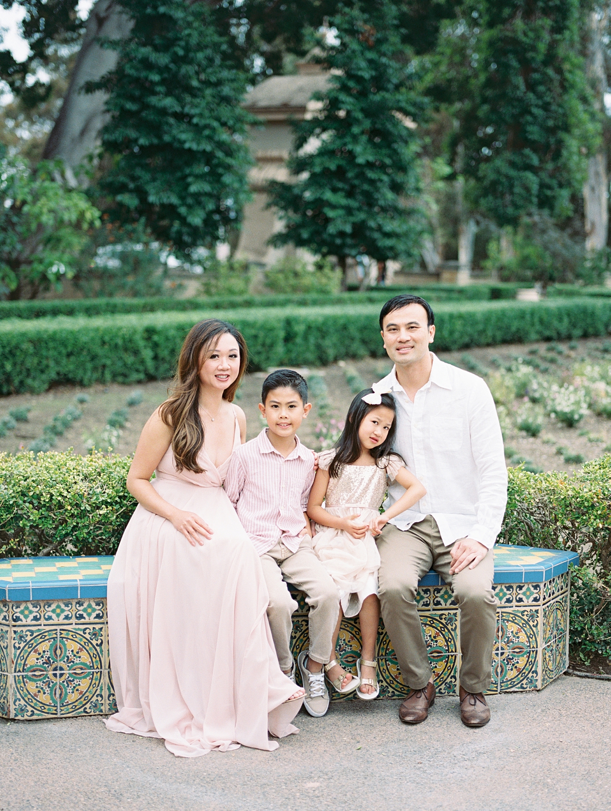 Balboa Park Family portrait session - San Diego Photographer